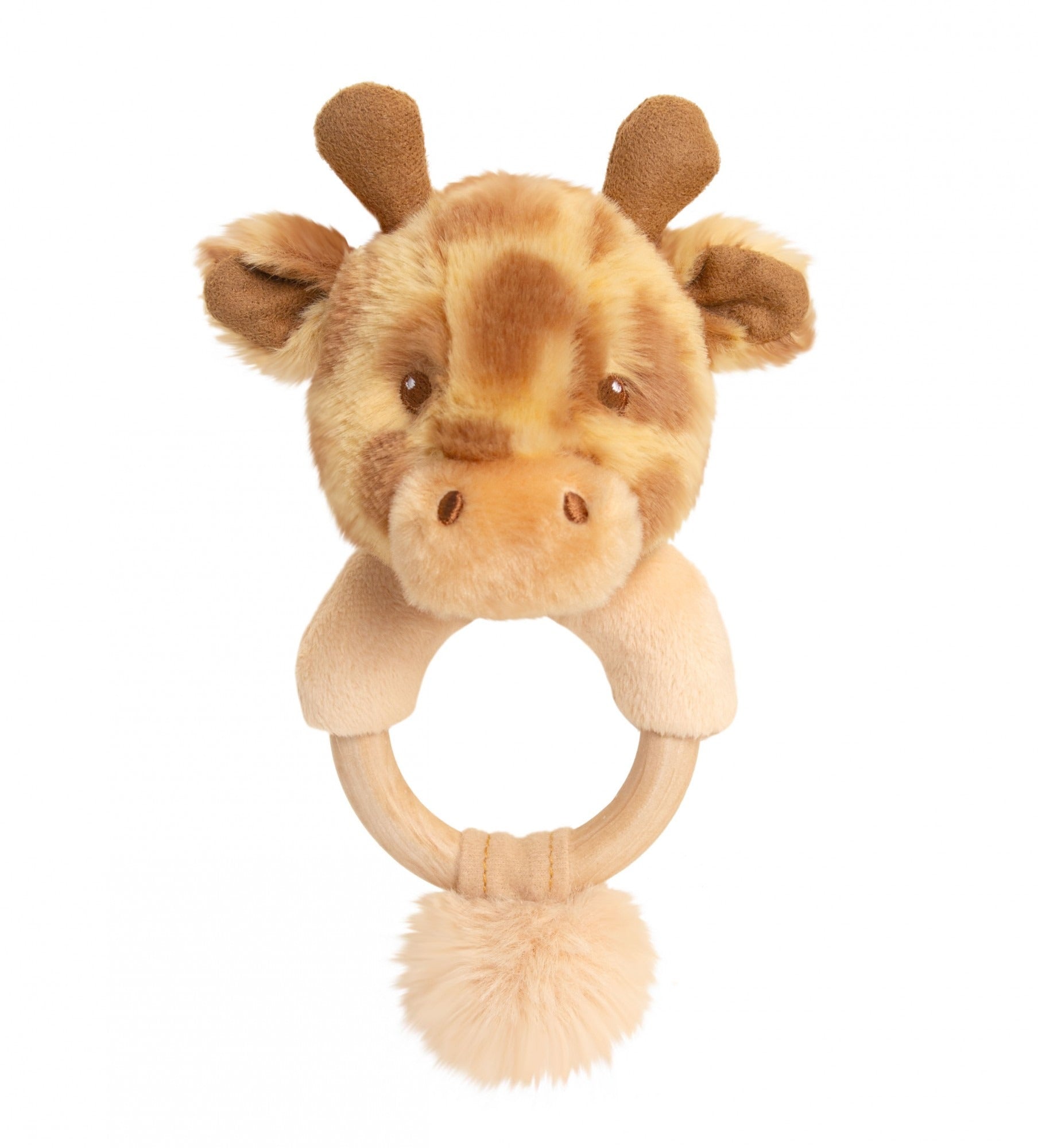 View Keeleco Huggy Giraffe Ring Rattle 14cm information