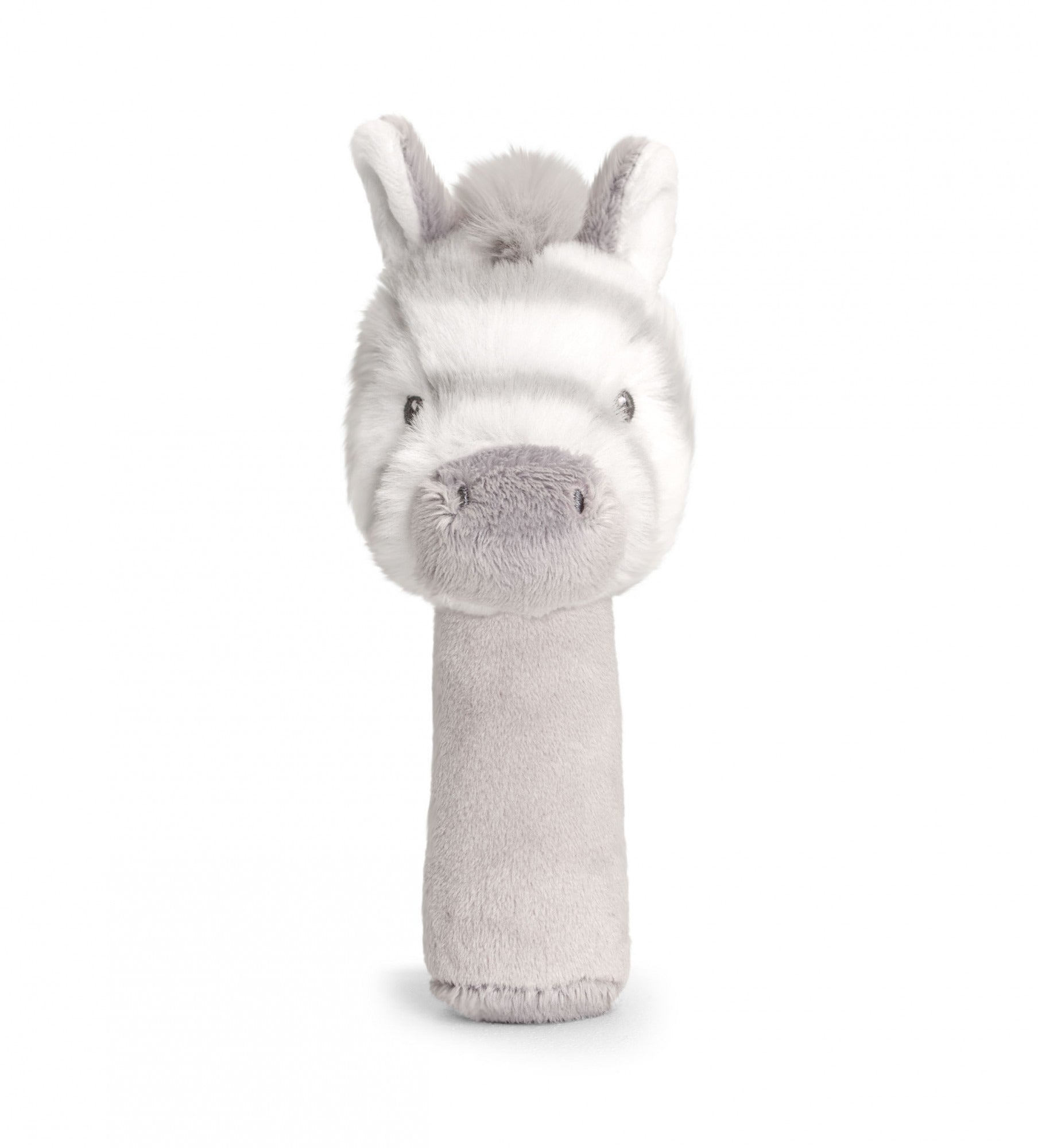 View Keeleco Cuddle Zebra Stick Rattle 14cm information