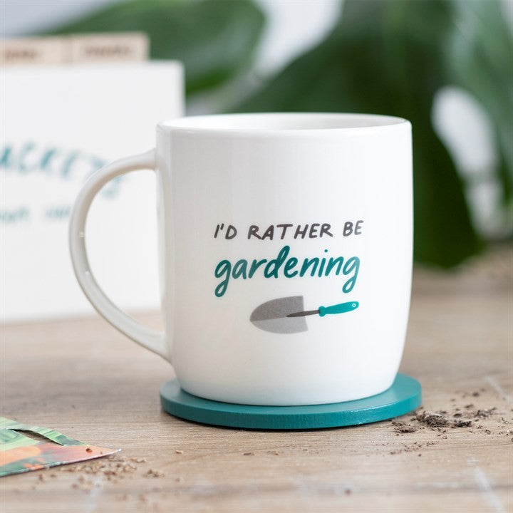 View Id Rather Be Gardening Ceramic Mug information