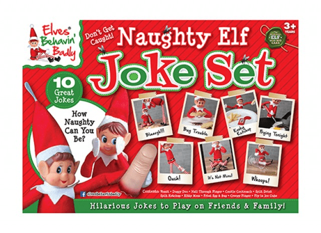 View Deluxe Naughty Elf Box Of Jokes information