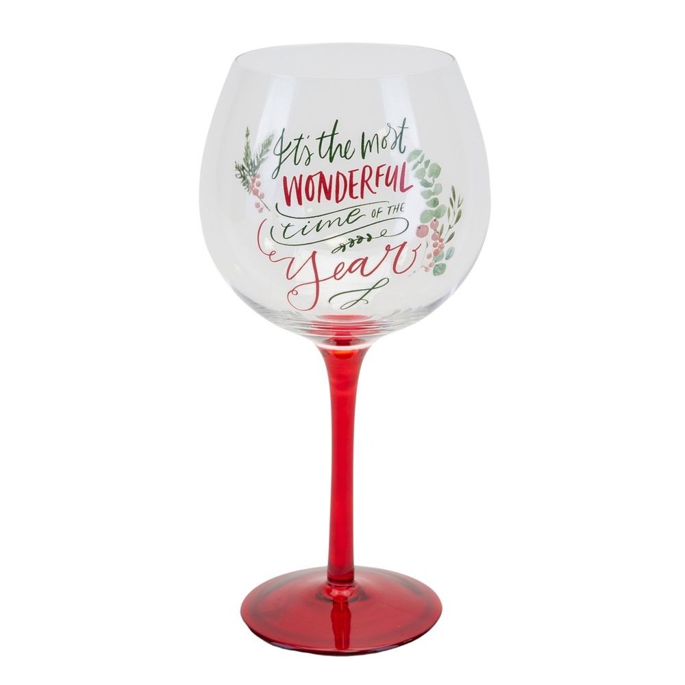 View Most Wonderful Time of the Year Gin Glass information