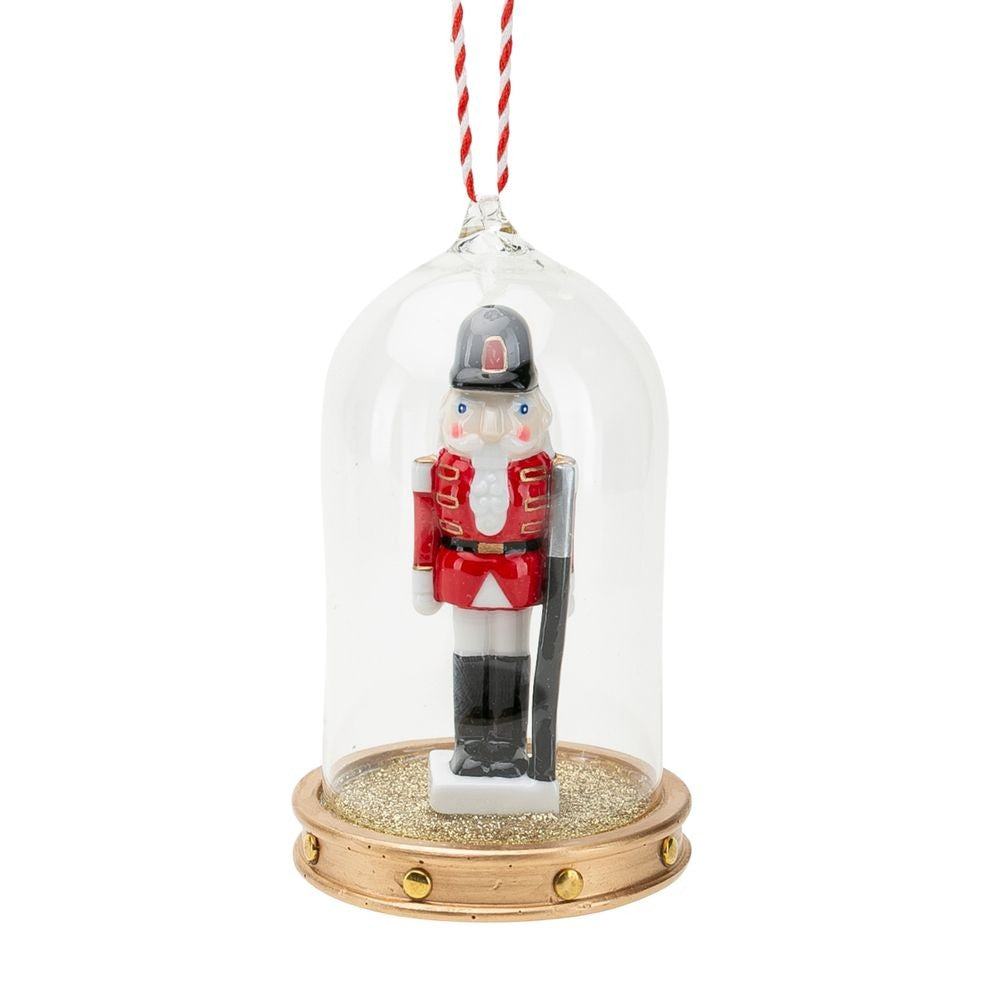 View Nutcracker Under a Cloche Hanging Decoration information