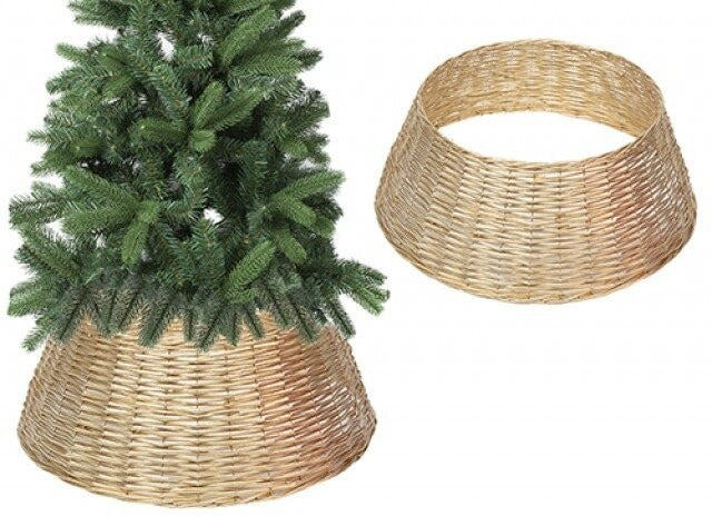 View Gold Willow Christmas Tree Skirt 70cm x 28cm information