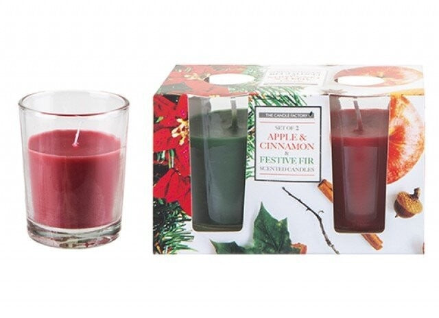 View Christmas Glass Votive Scented Candles information