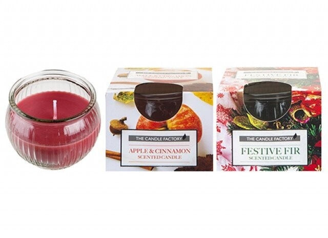 View Ribbed Glass Jar Candle 2 Assorted information