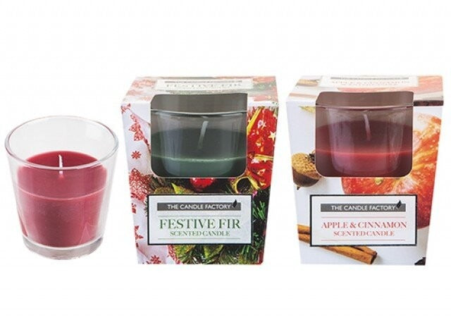 View Christmas Glass Scented Candles information