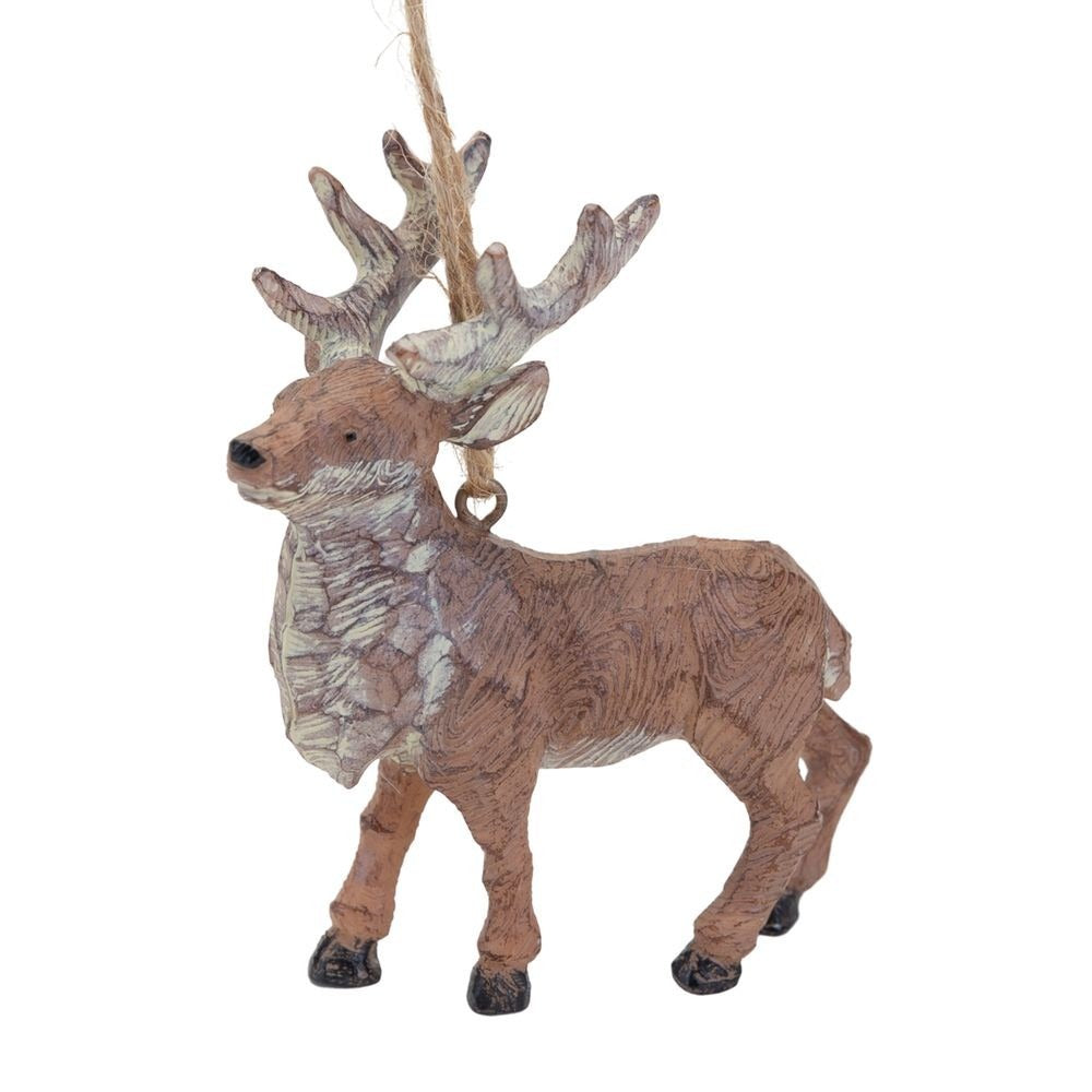 View Stag Resin Hanging Ornament information