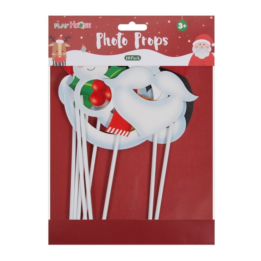 View Christmas Photo Booth Props 10 Pack information