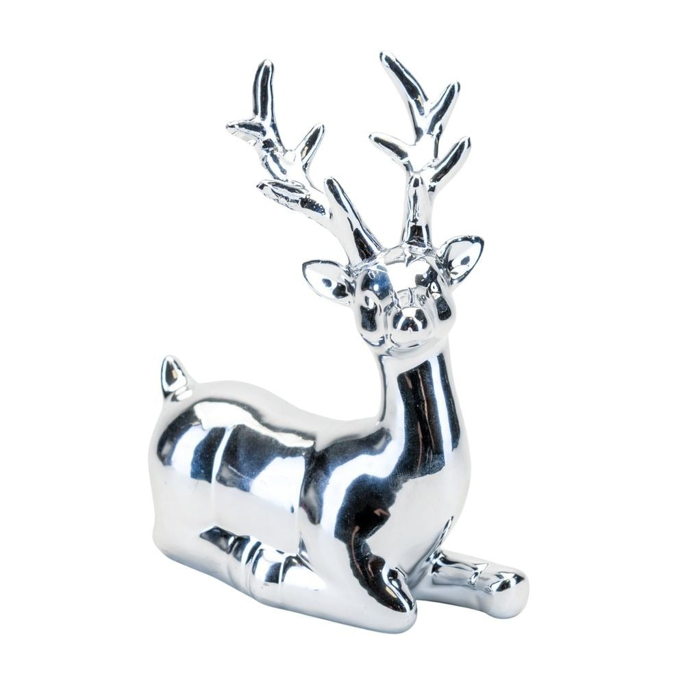 View Silver Reindeer Lying Down information