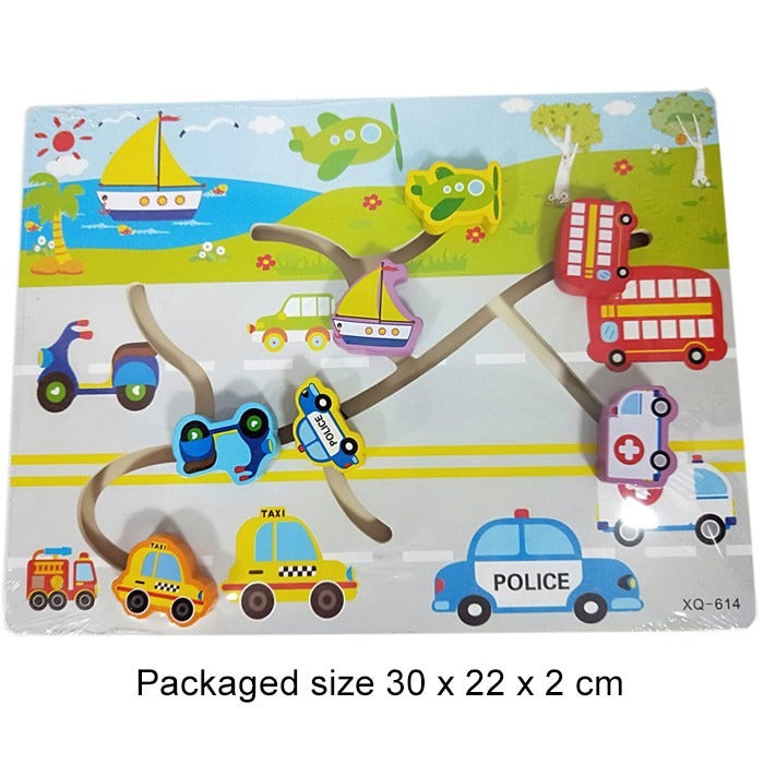 View Wooden Sliding Traffic Puzzle information