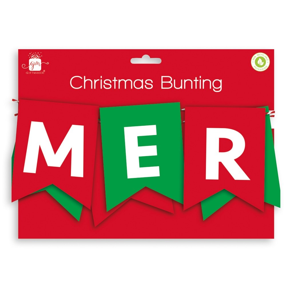 View Felt Merry Christmas Bunting information