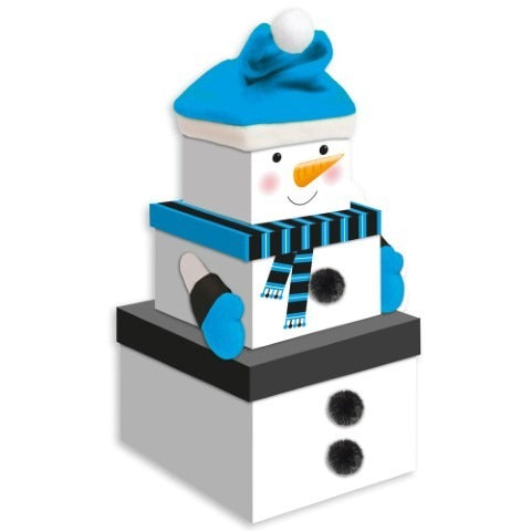 View Stackable Snowman Gift Boxes information