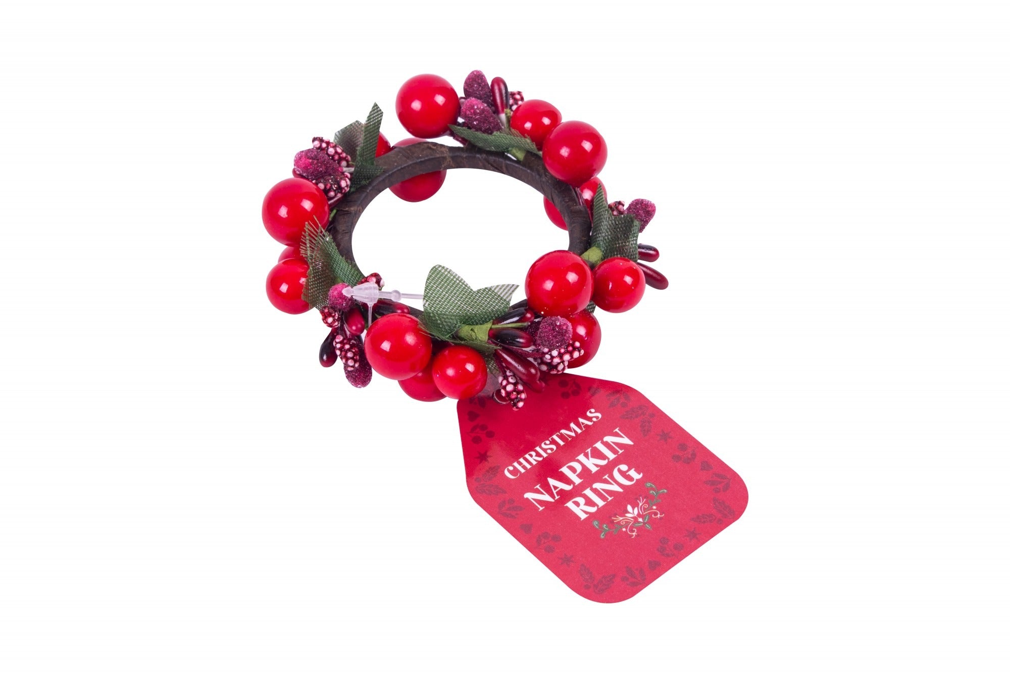 View Christmas Joy Berry Napkin Ring information