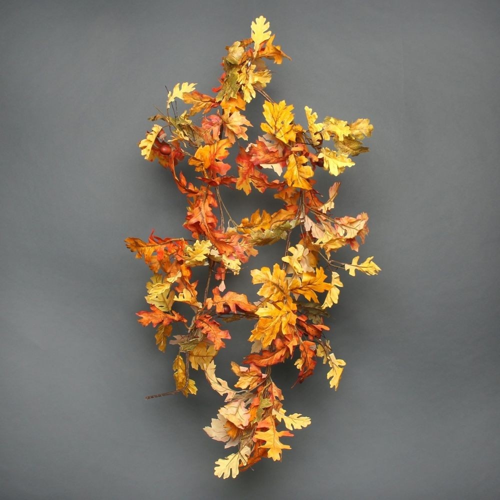 View Autumnal Oak and Acorn Garland 150cm information