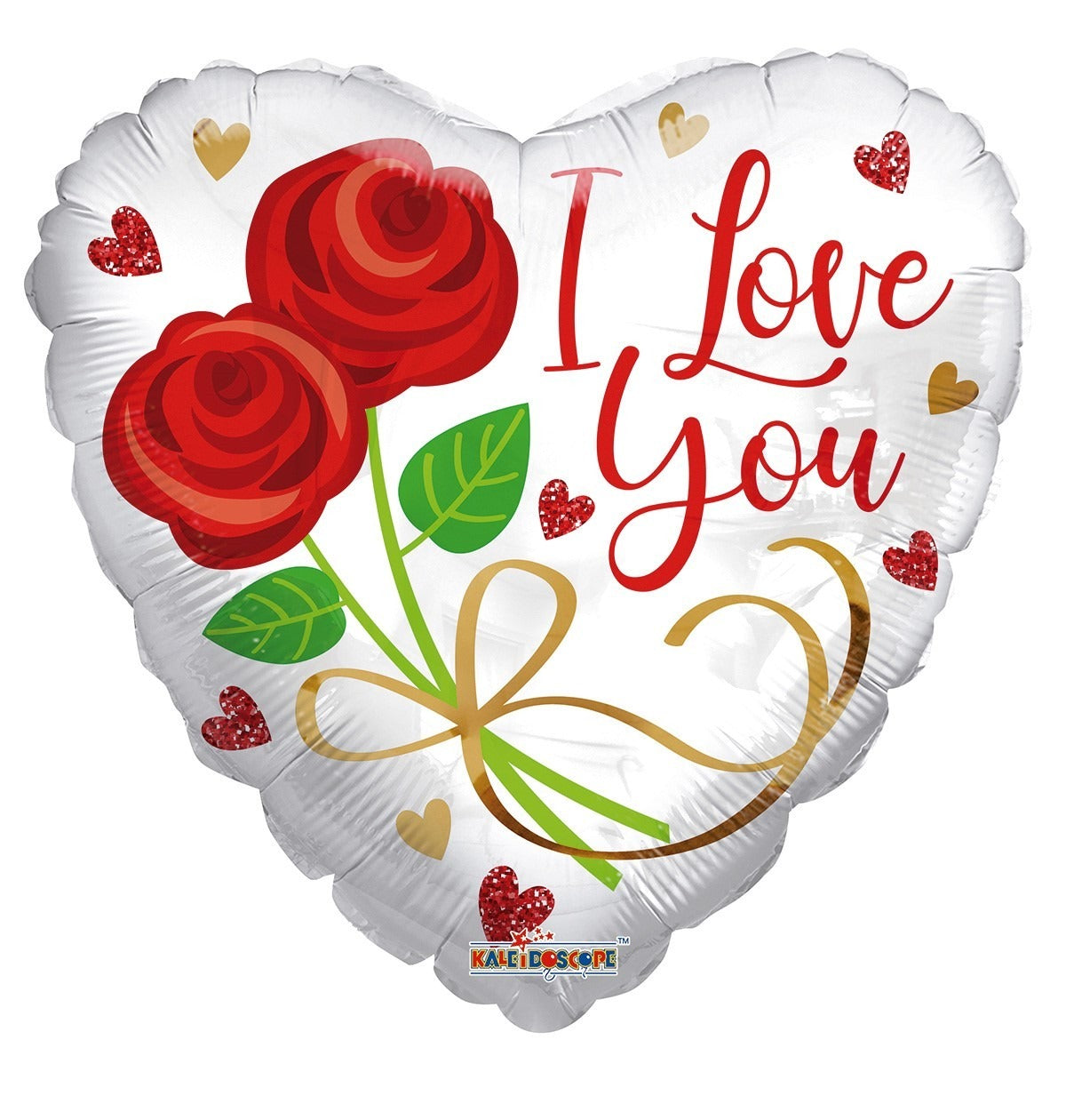 View ECO BalloonI Love You Two Roses 18 Inch information