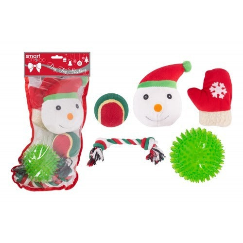 View Rubber Christmas Stocking Dog Toys Pack of 5 information