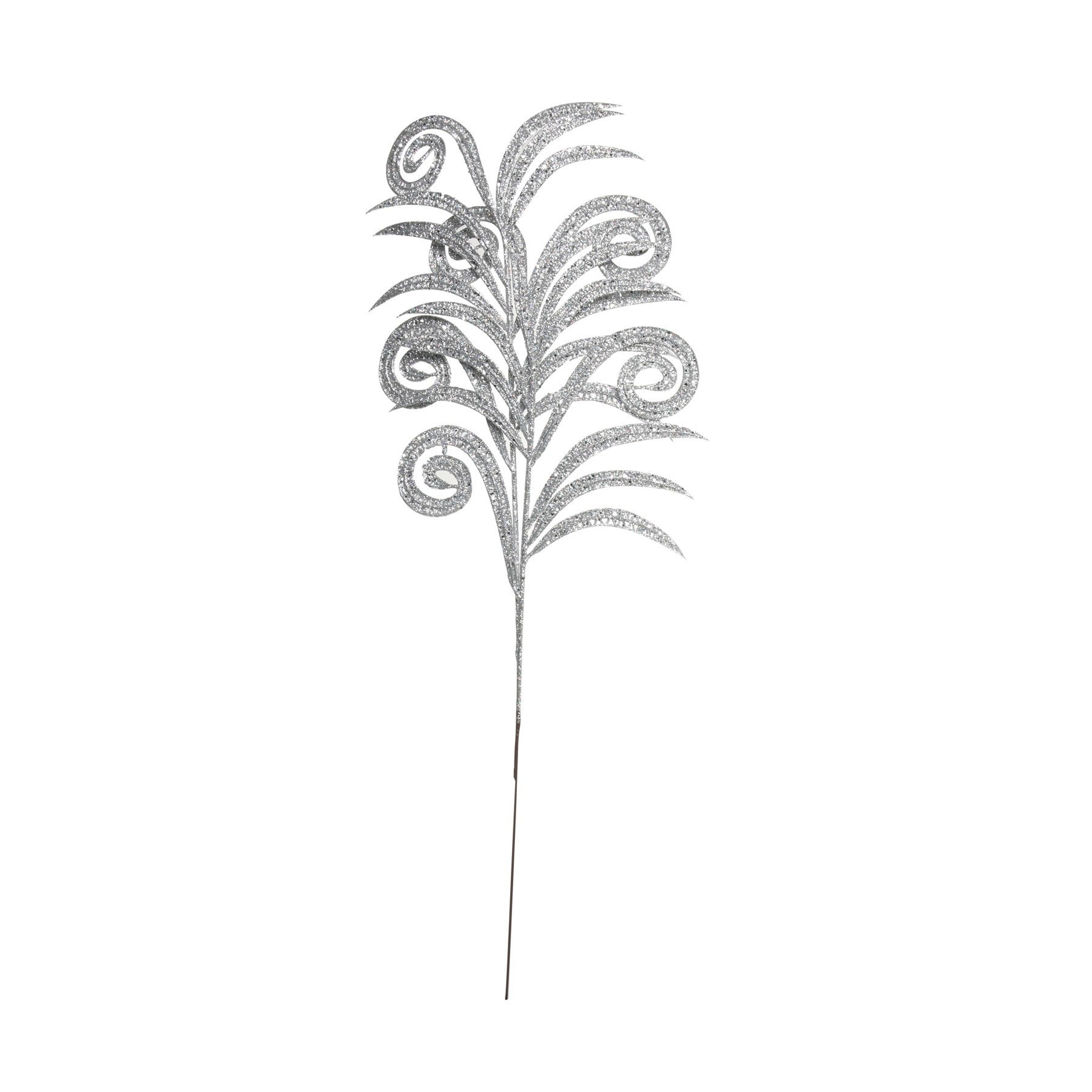 View Silver Peacock Fern Spray 68cm information