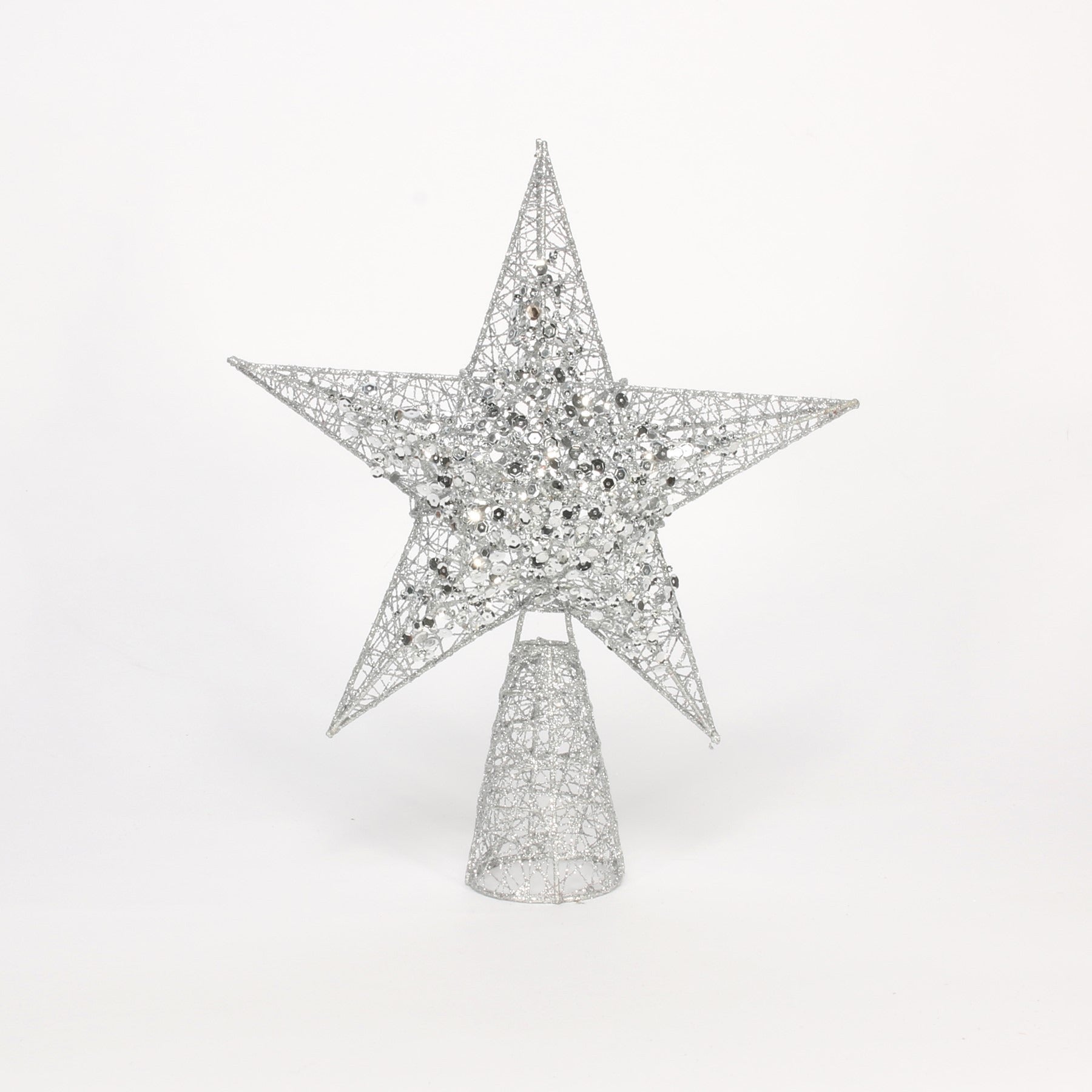 View Silver Tree Topper H30cm information