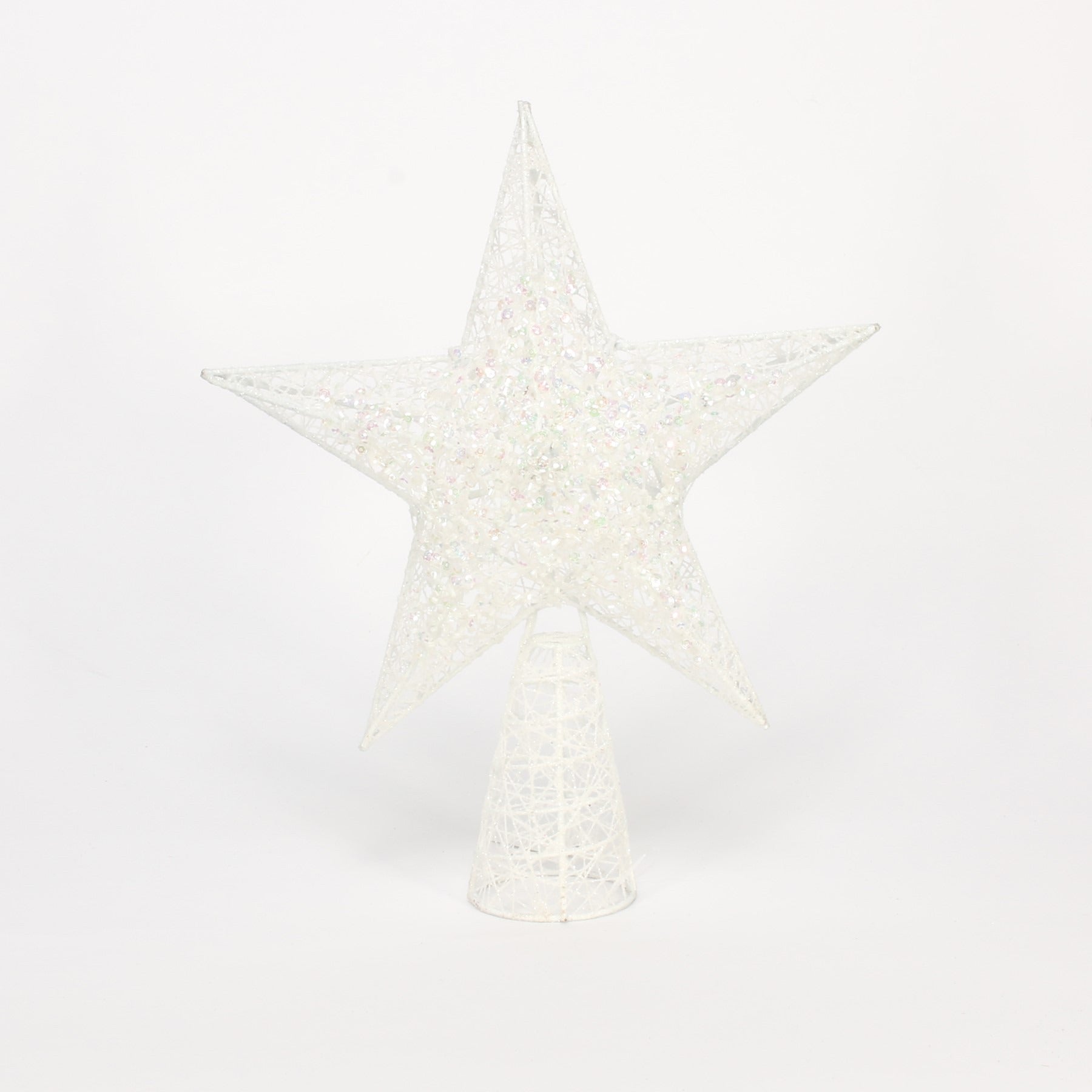 View Winter Wonderland Star Tree Topper 30cm information