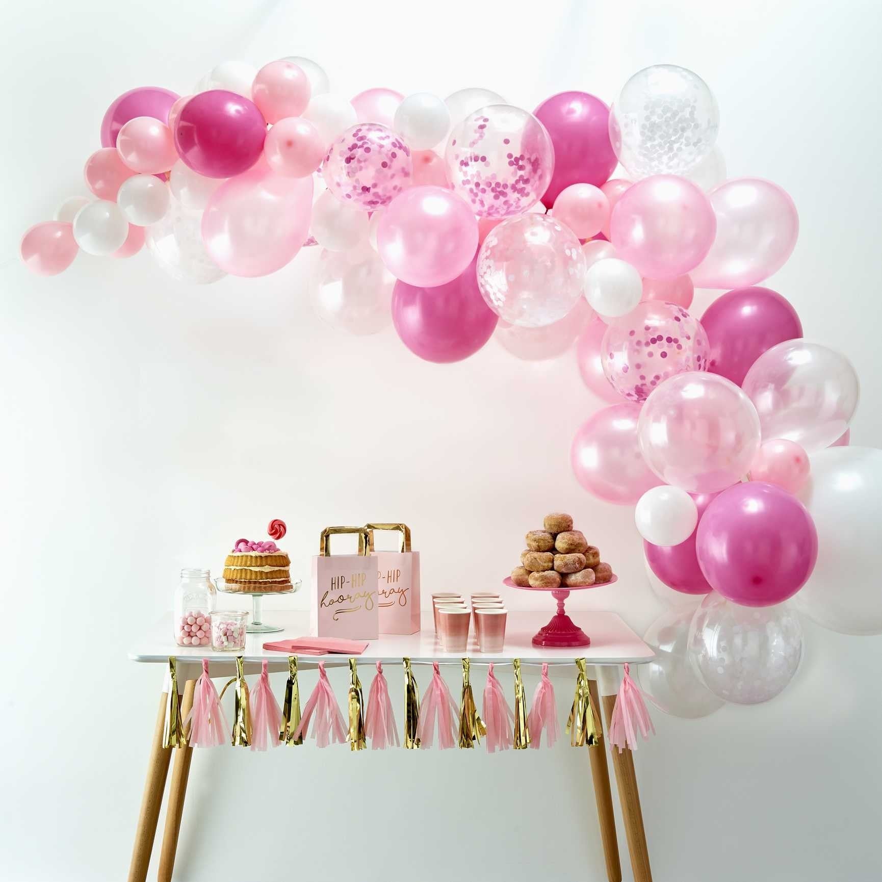 View Pink Balloon Arch information