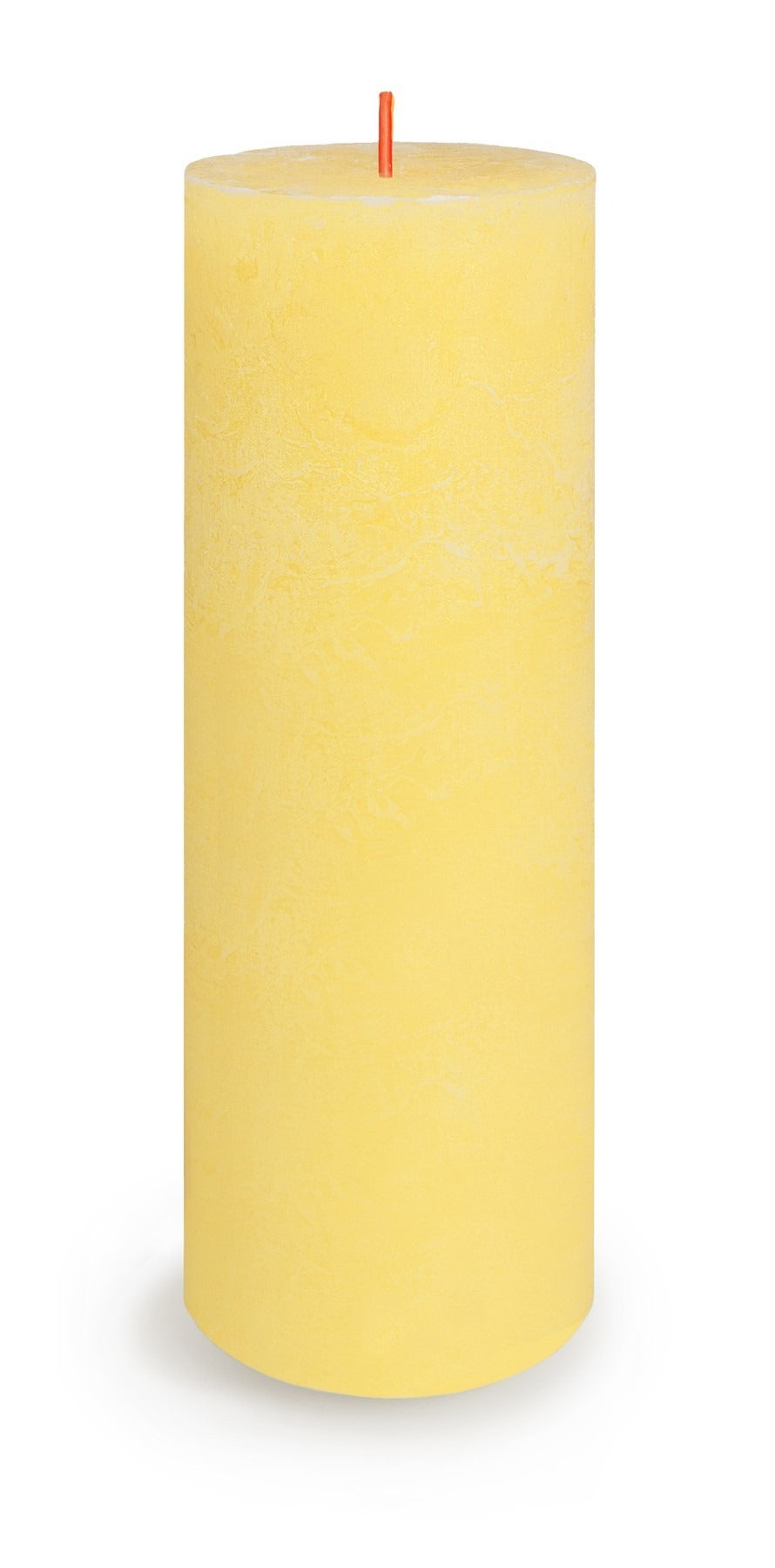 View Butter Yellow Bolsius Rustic Shine Pillar Candle 190 x 68mm information