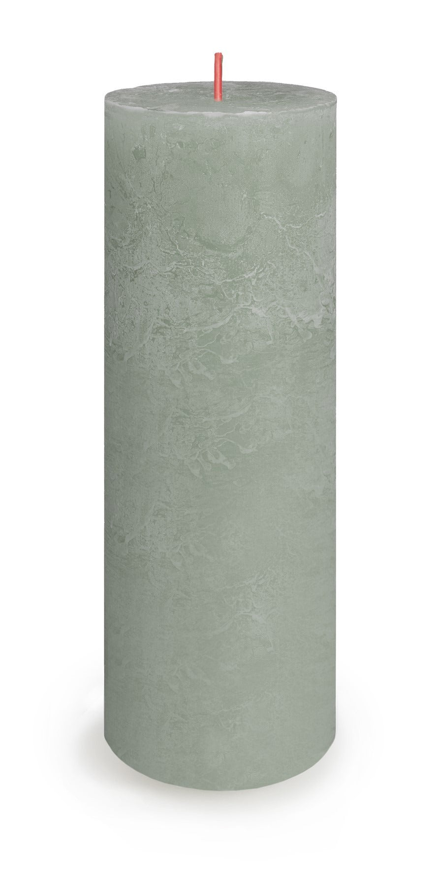 View Jade Green Bolsius Rustic Shine Pillar Candle 190 x 68mm information
