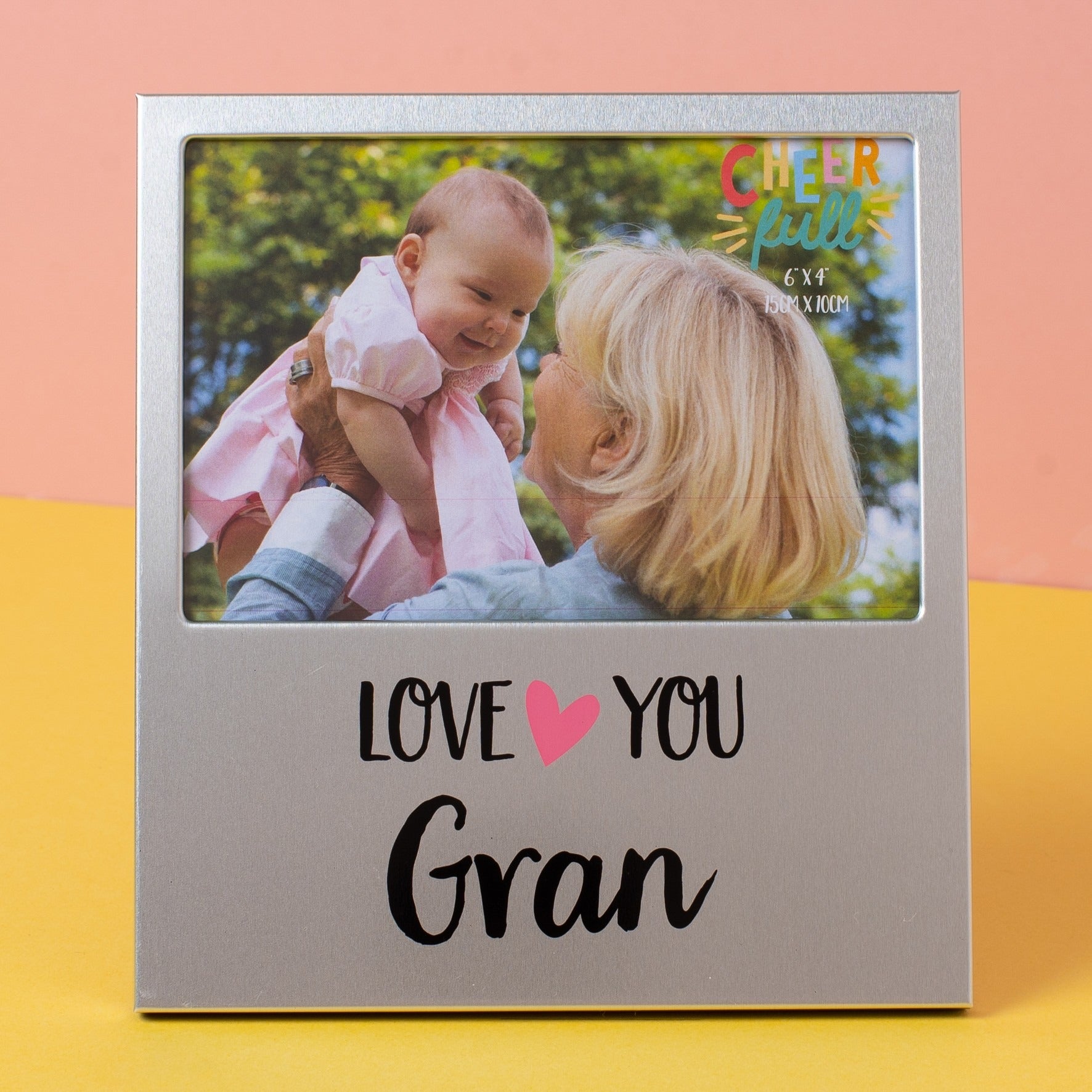 View Cheerfull Gran Aluminium Photo Frame 6 x 4 information