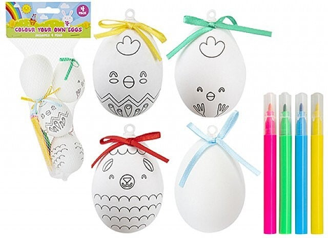 View Colour Your Own Eggs Set Of 4 information