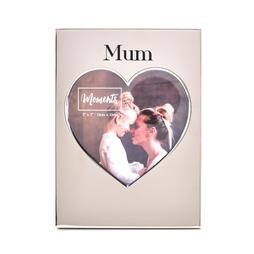 View Mum Moments Silver Heart Frame 5 x 5 information