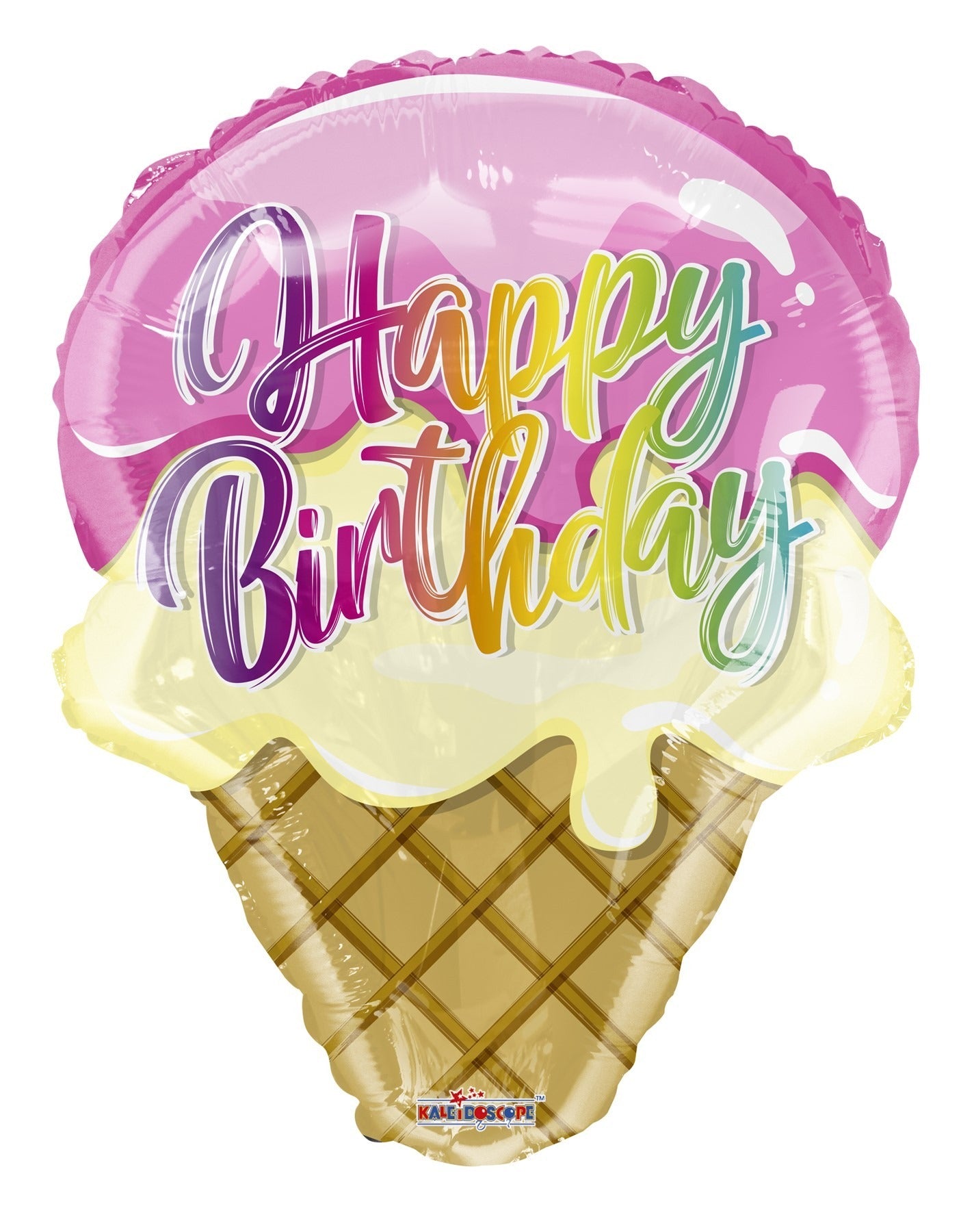 View Happy Birthday Ice Cream Cone Balloon 18 Inch information