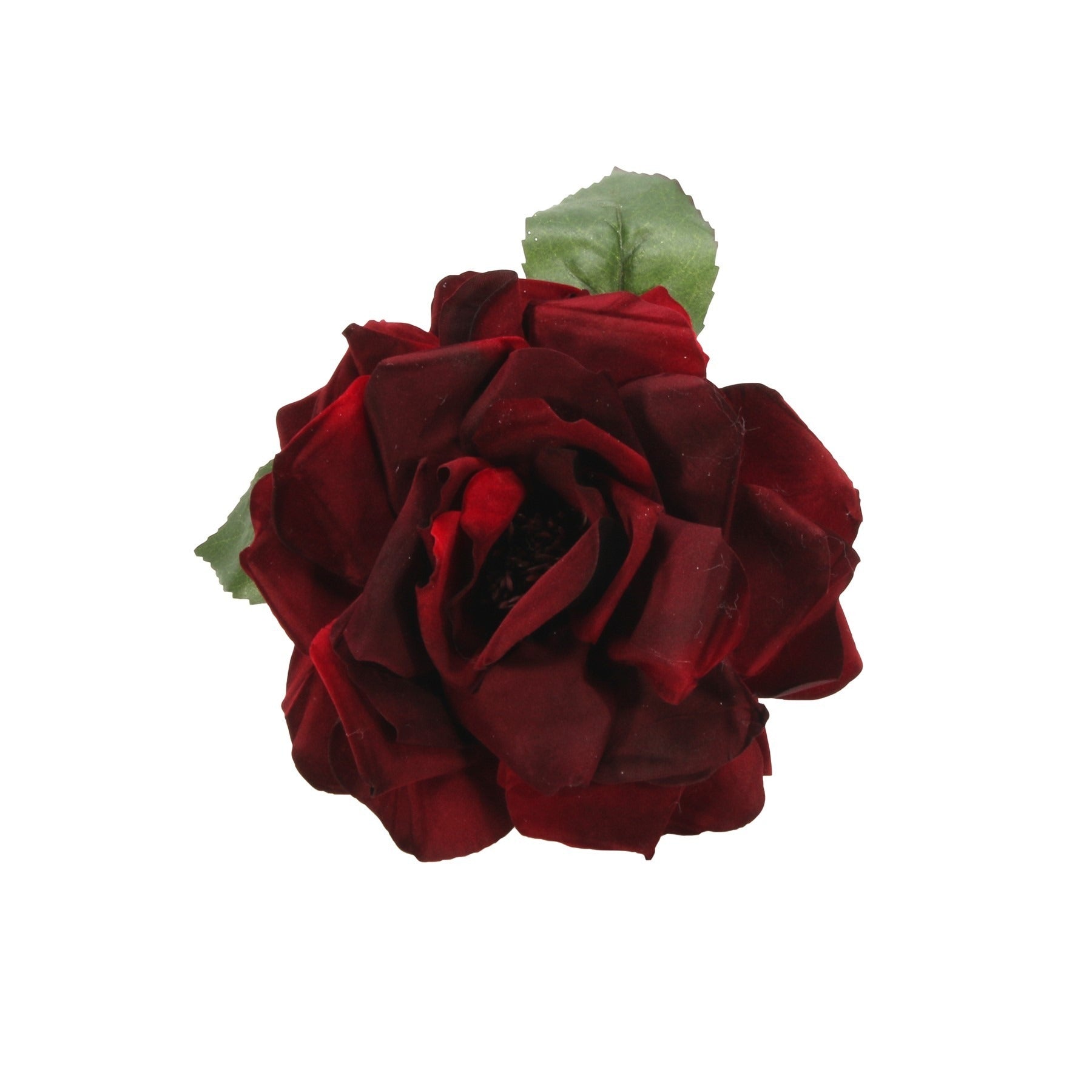 View Burgundy Rose Plush with Clip Dia18cm information