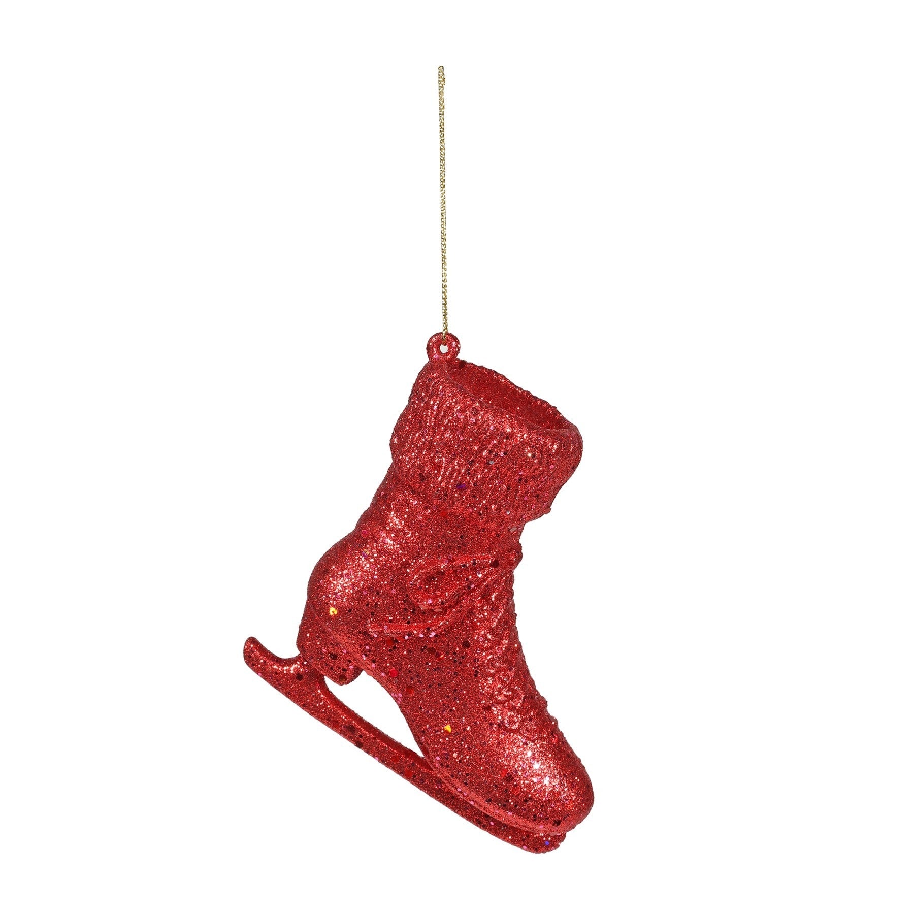 View Red Ice Skate Hanging Decoration H11cm information