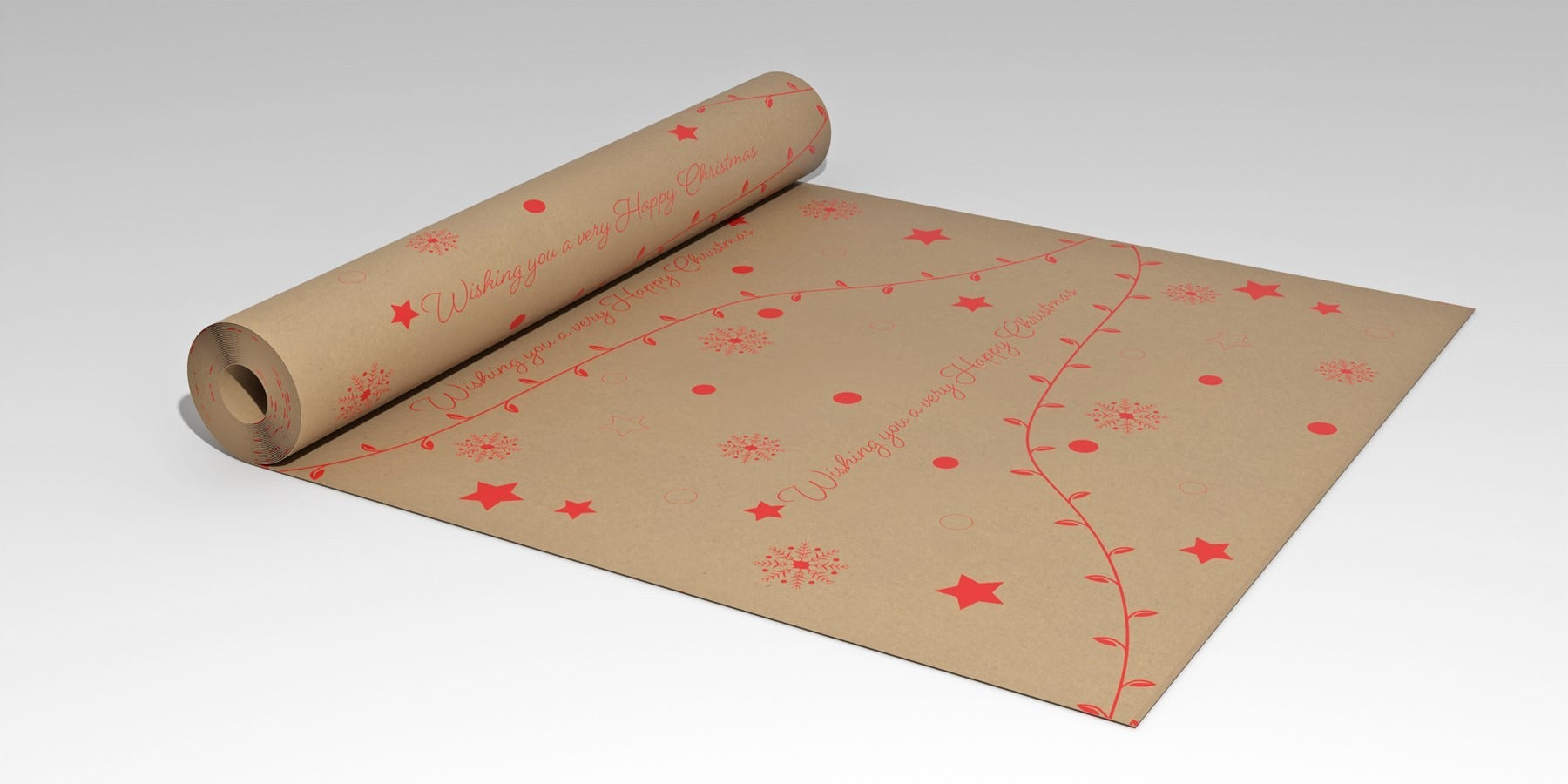 View Wishing You a Happy Christmas Kraft Paper 50cmx100m information