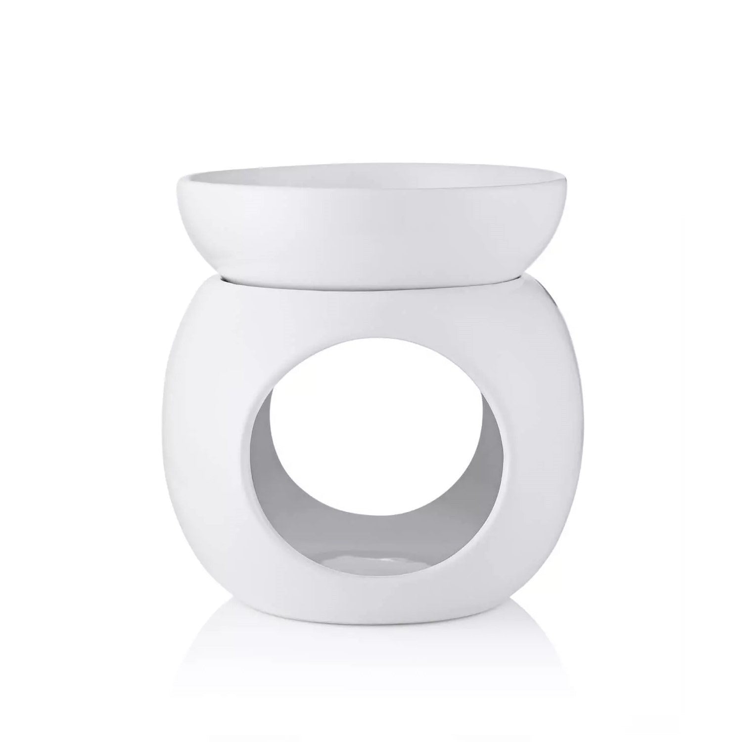 View Ava May Round Wax Burner White information