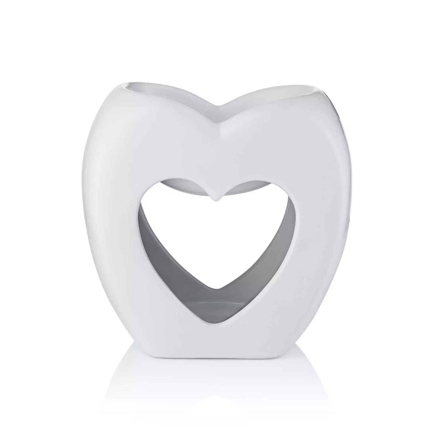 View Ava May Heart Shaped Burner White information