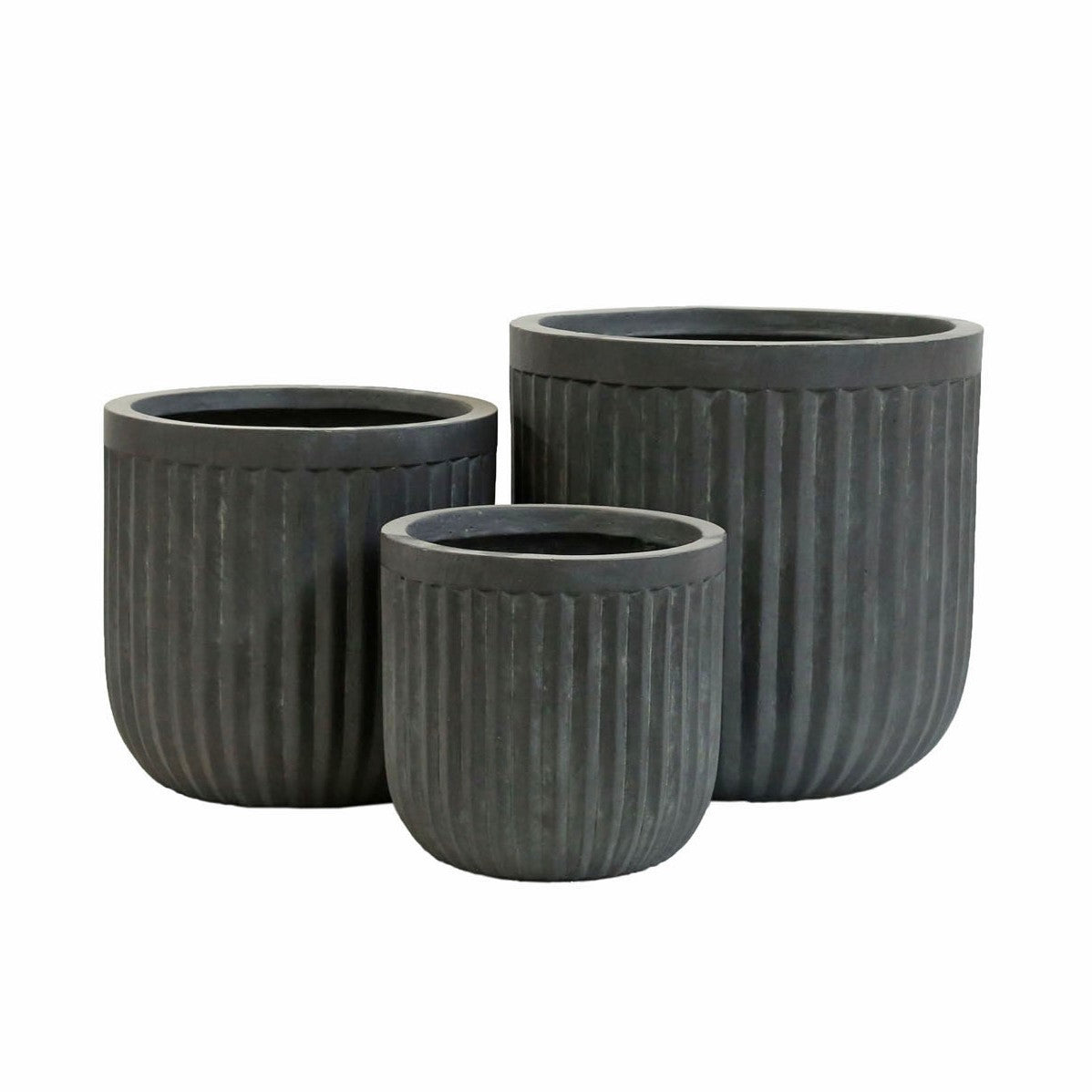 View Hortus Corrugated Planters Set of 3 information