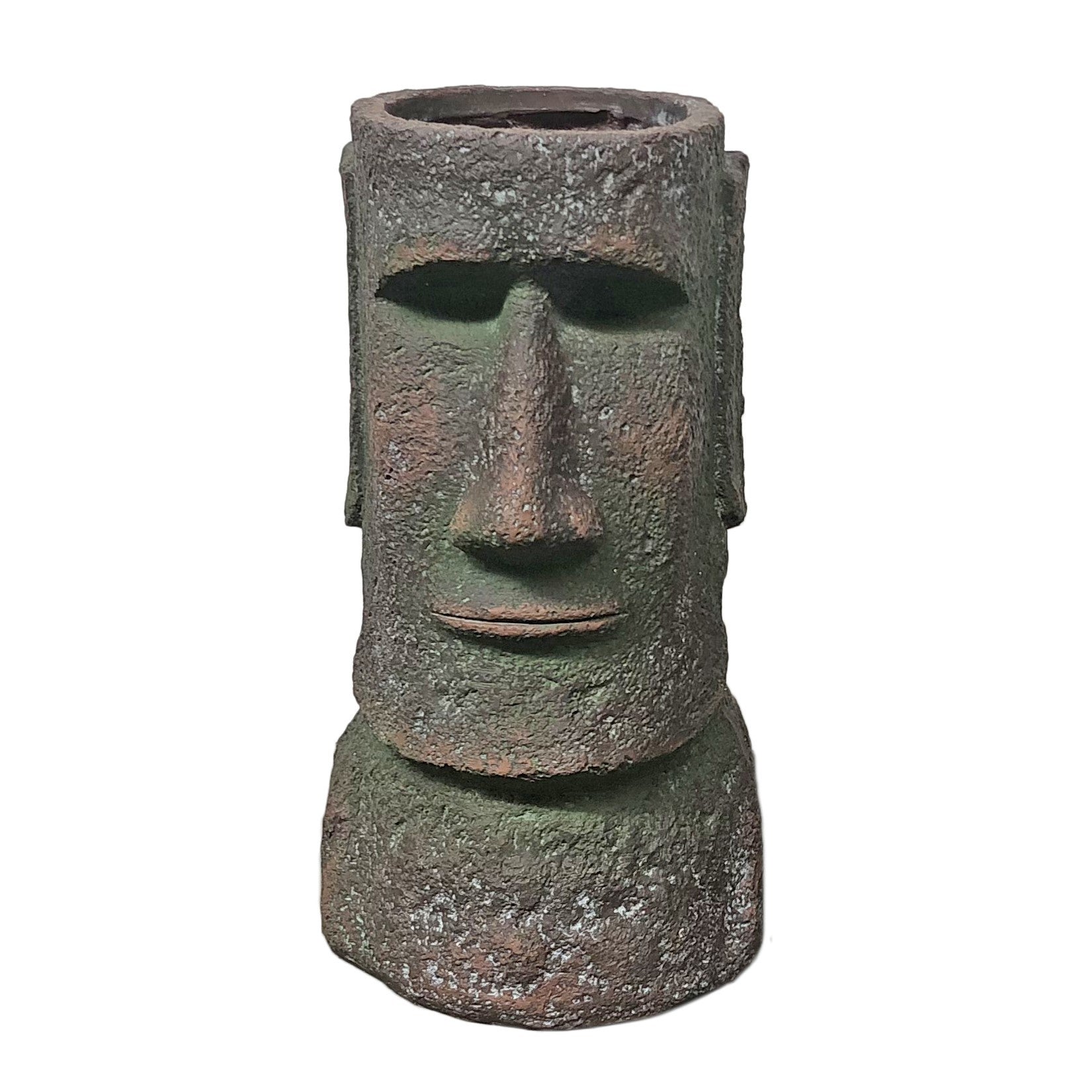 View Large Bronze Moai Planter information