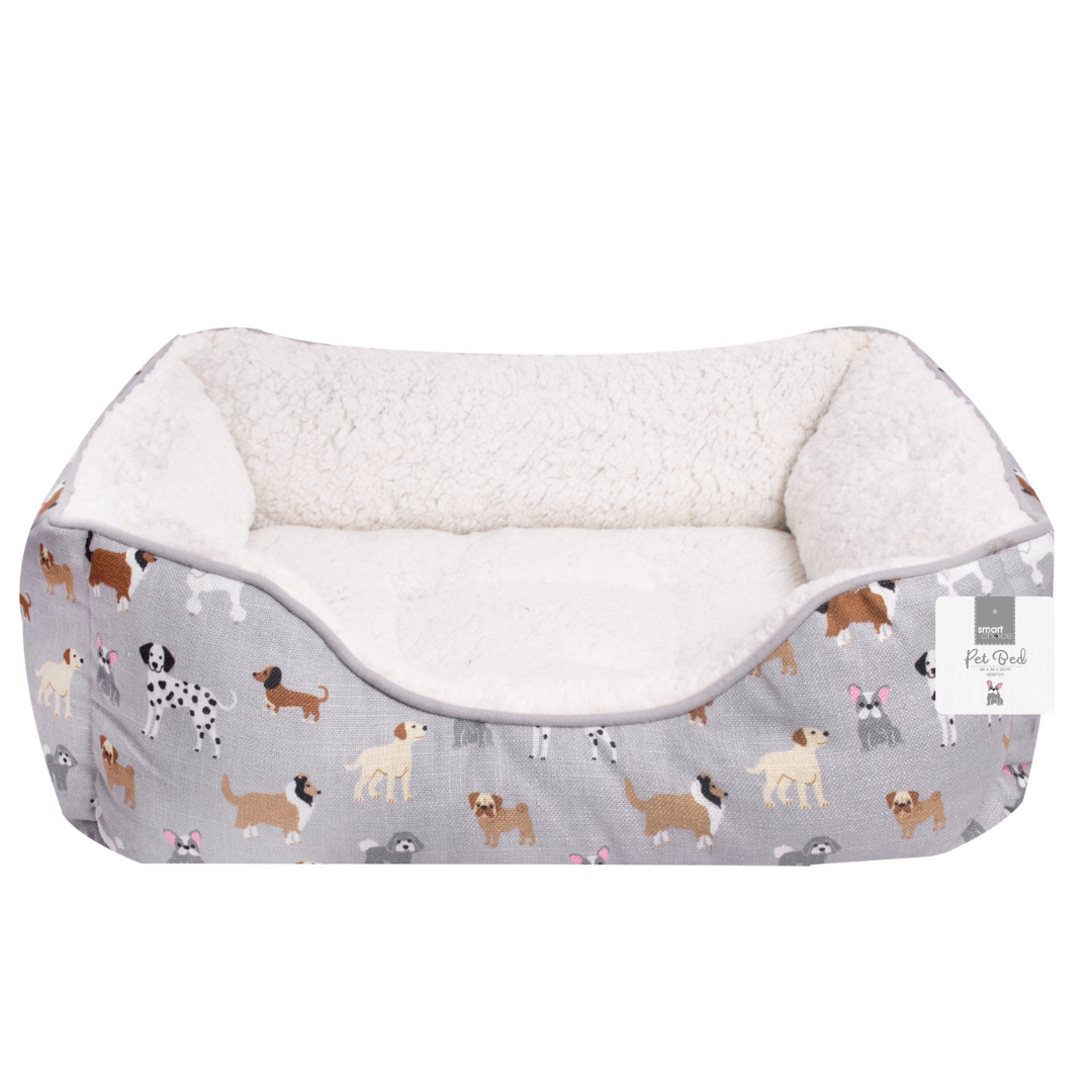 View SmallMedium Grey Dog Bed information