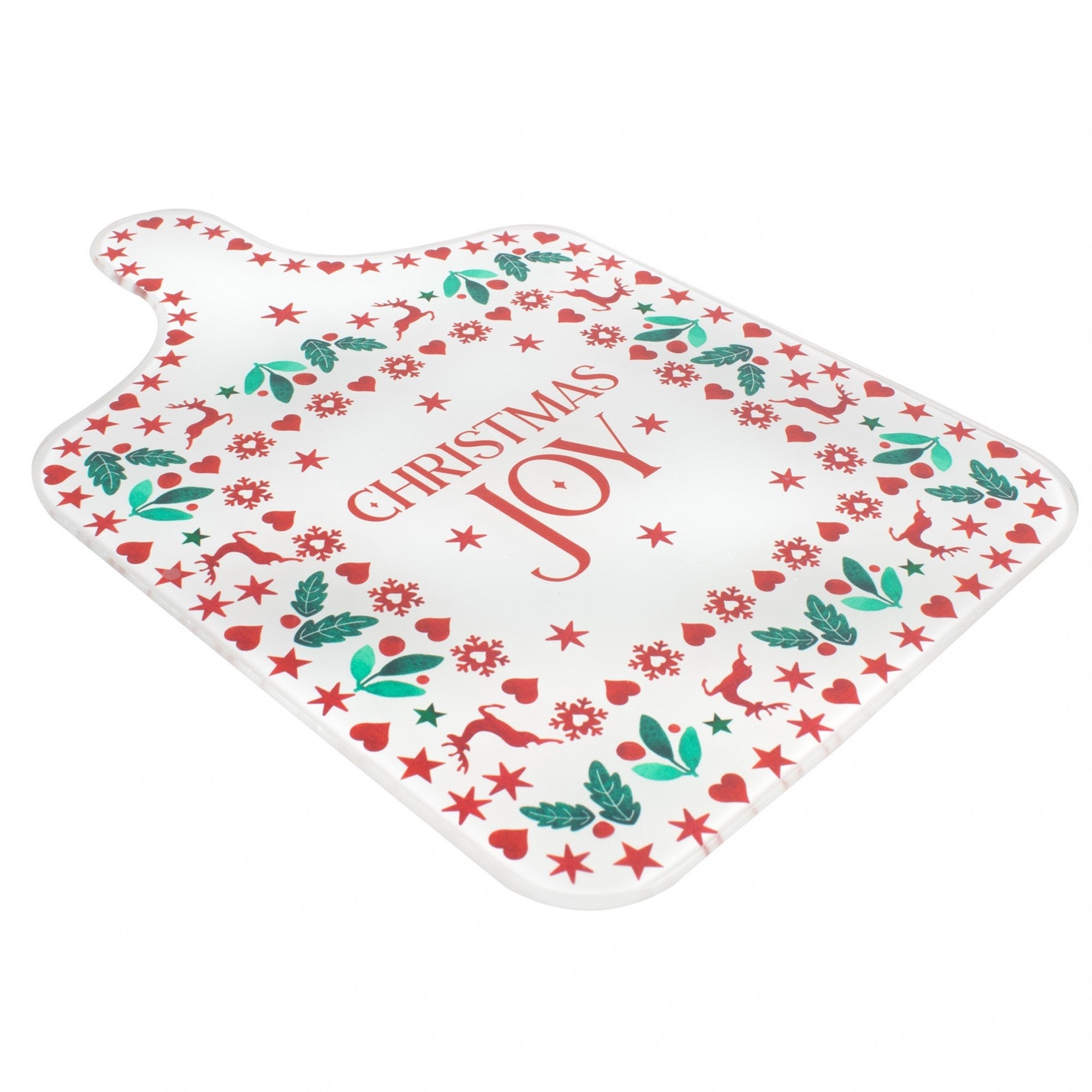 View Christmas Joy Glass Chopping Board information