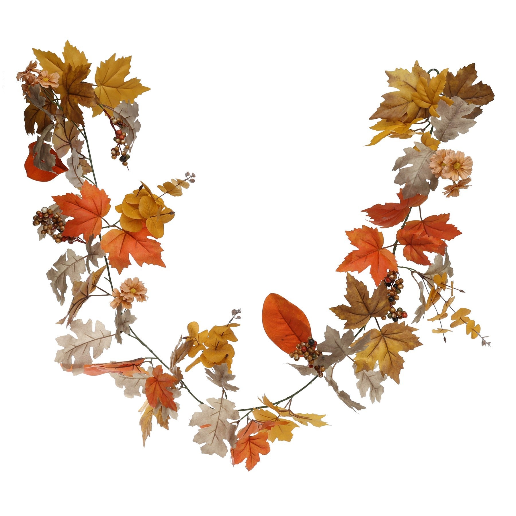 View Glamis Autumn Mix Garland 180cm Orange 648 information