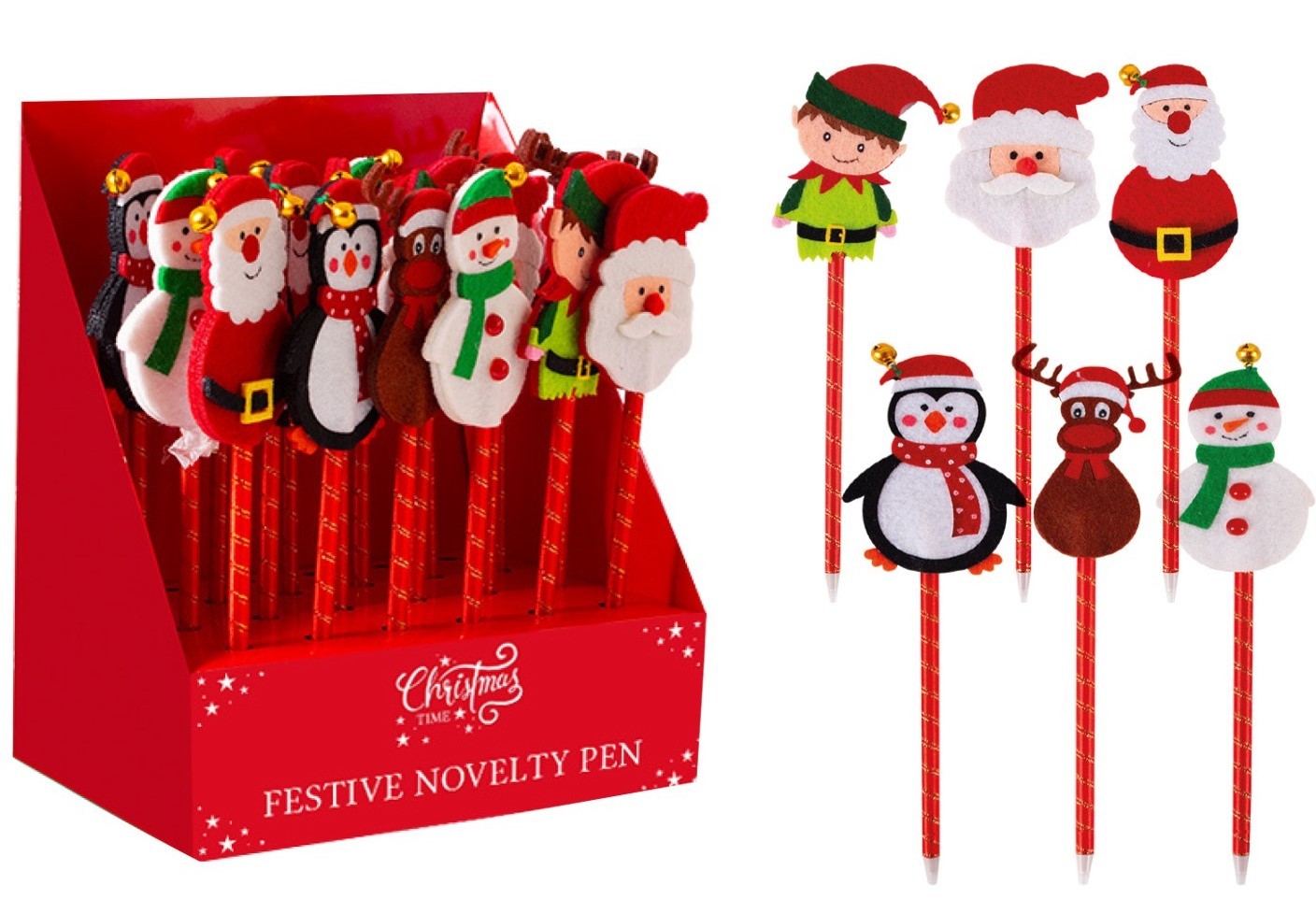 View Christmas Characters Pen Assorted information