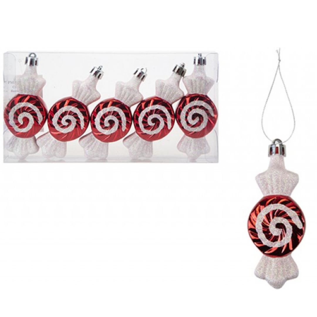 View Candy Cane Glitter Sweet Decorations information