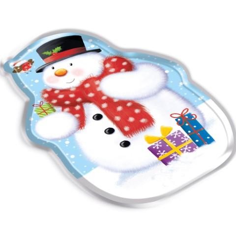 View Christmas Melamine Snowman Tray information