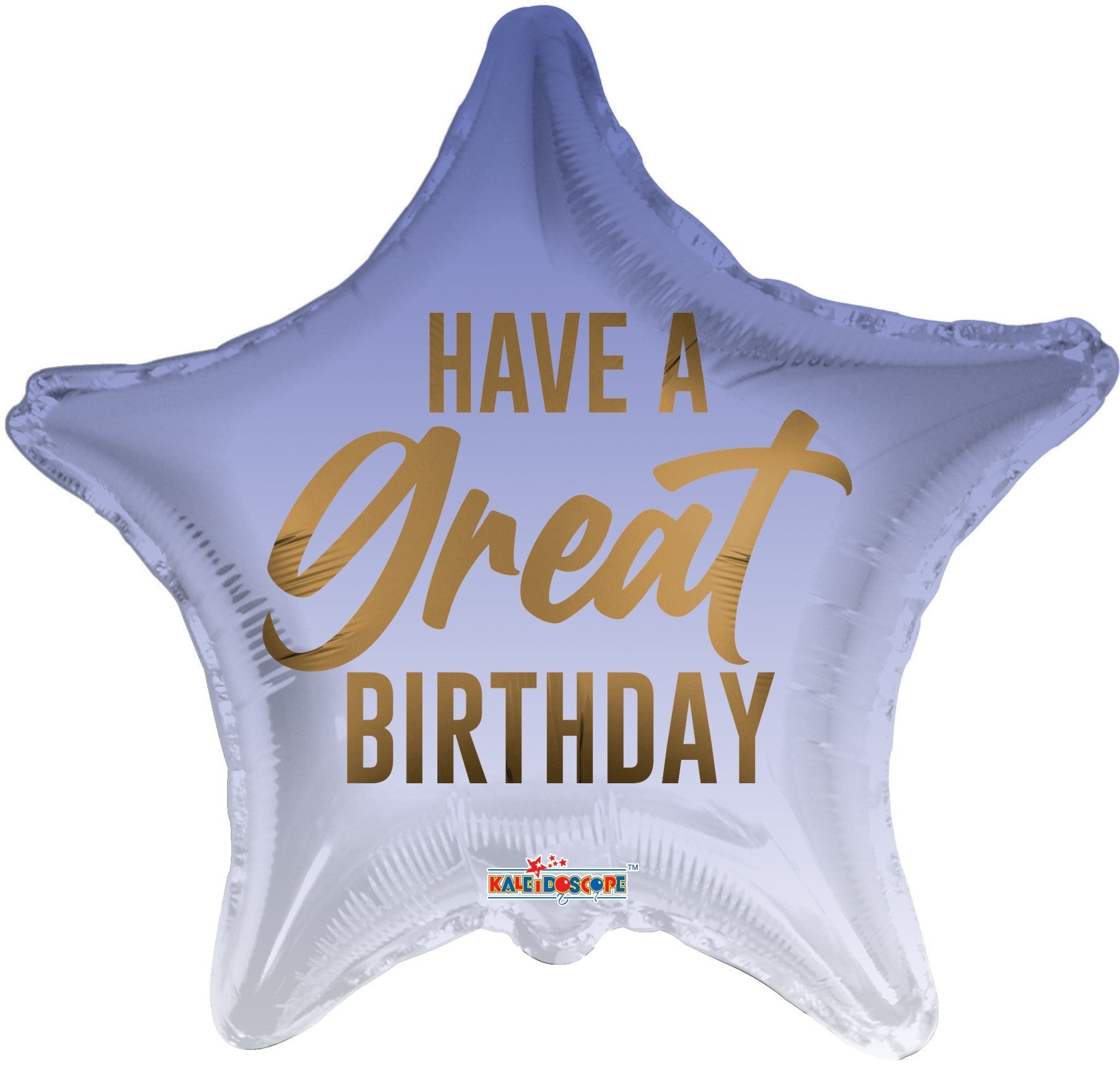 View ECO 18inch Birthday Star Metallic Balloon information