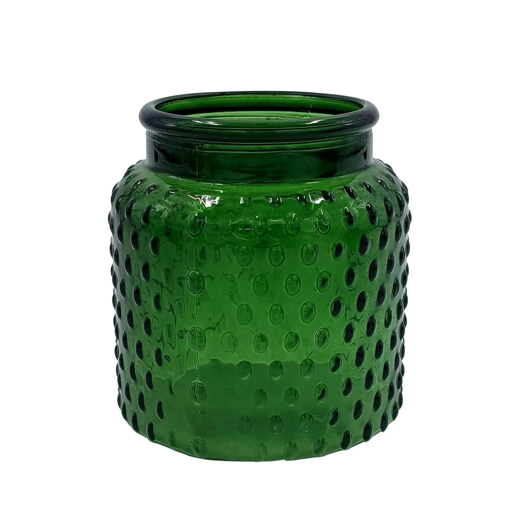 View Pear Green Glass Pickwick Jar 11cm x 10cm information