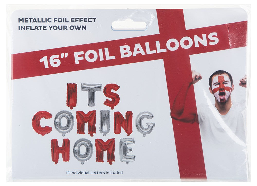 View Foil Its Coming Home Balloon 16 inches information