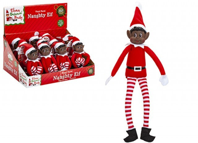 View Naughty Christmas Elf 12 inch information
