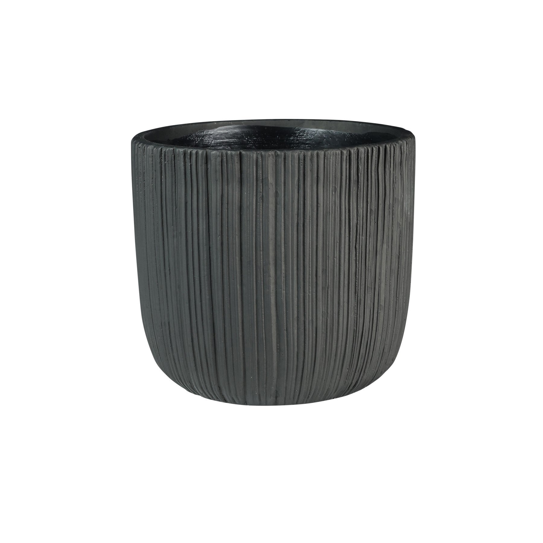 View Vogue Black Linear Pot H16cm x Dia17cm information