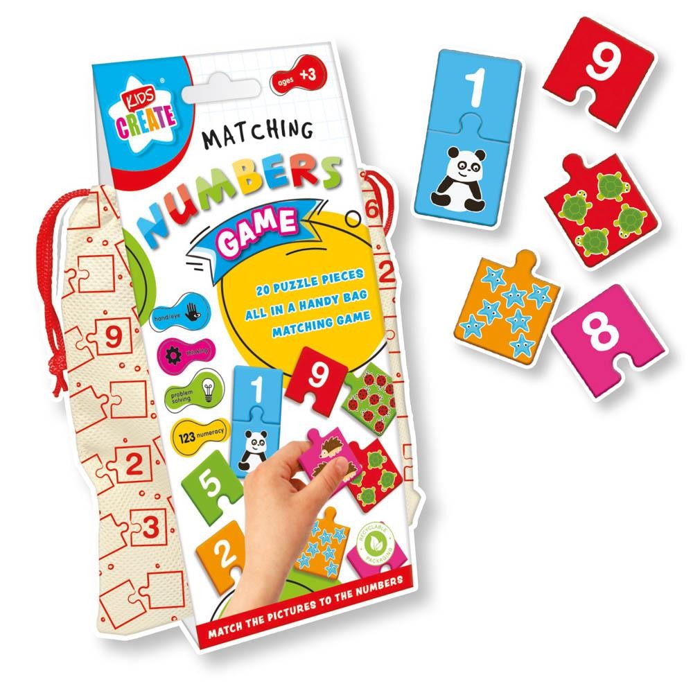 View Matching Numbers Game information