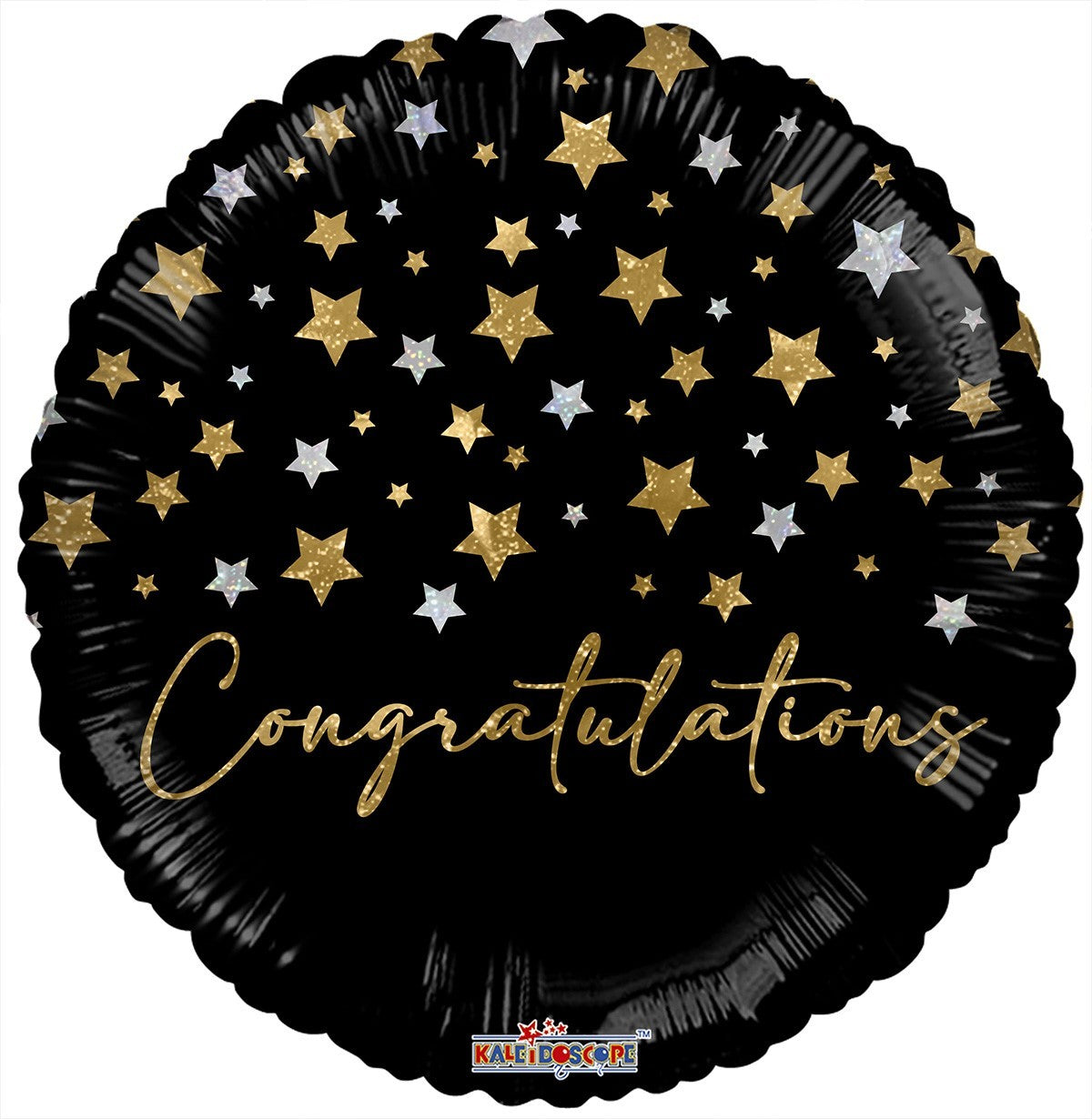 View Holographic Congratulation Balloon 18 Inch with stars information